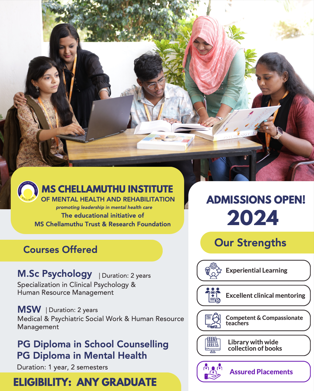 Admissions Open!